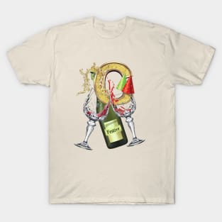 Festive-party letter C T-Shirt